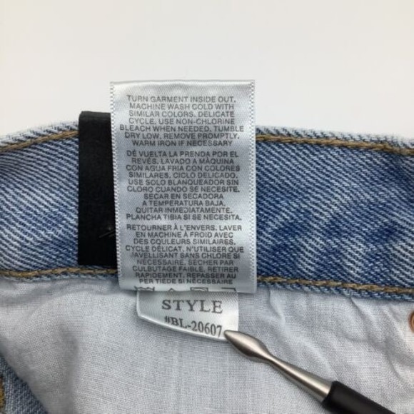 Simple Society Womens Roll Cuff Balloon Jeans Blue Size 11 NWT‎ - Picture 10 of 10